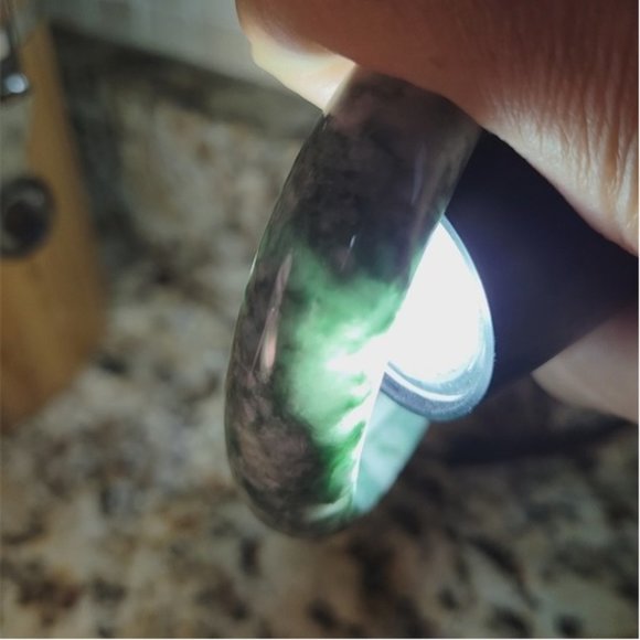 100% Genuine Jadeite Bangle 61mm NWT - Picture 4 of 15